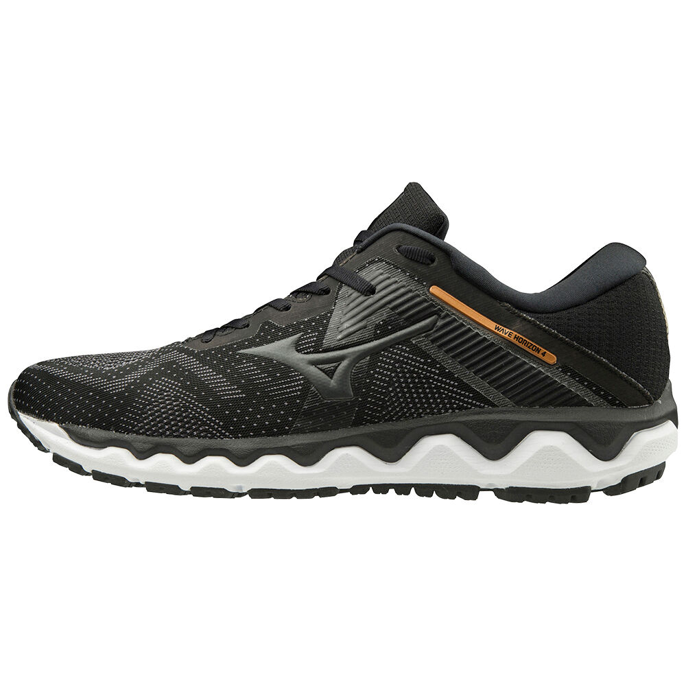 Mizuno Men's Wave Horizon 4 Running Shoes Black/Grey (J1GC202651-VNC)